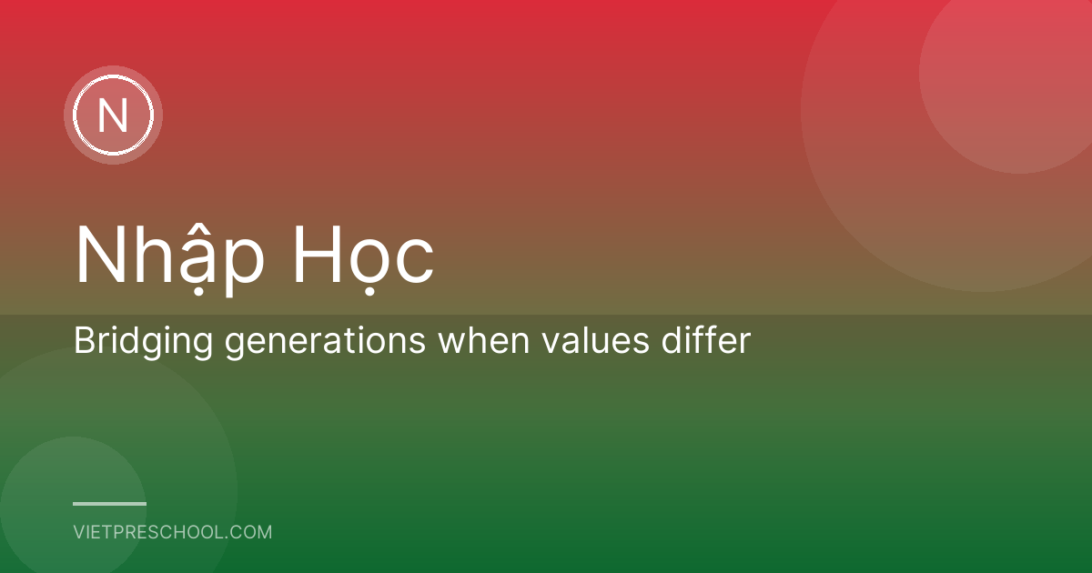 Bridging generations when values differ
