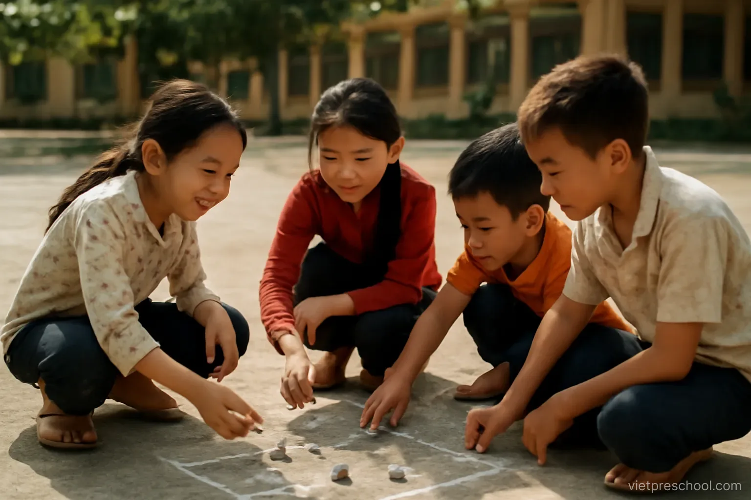 Hand games and clapping songs from Vietnamese childhood