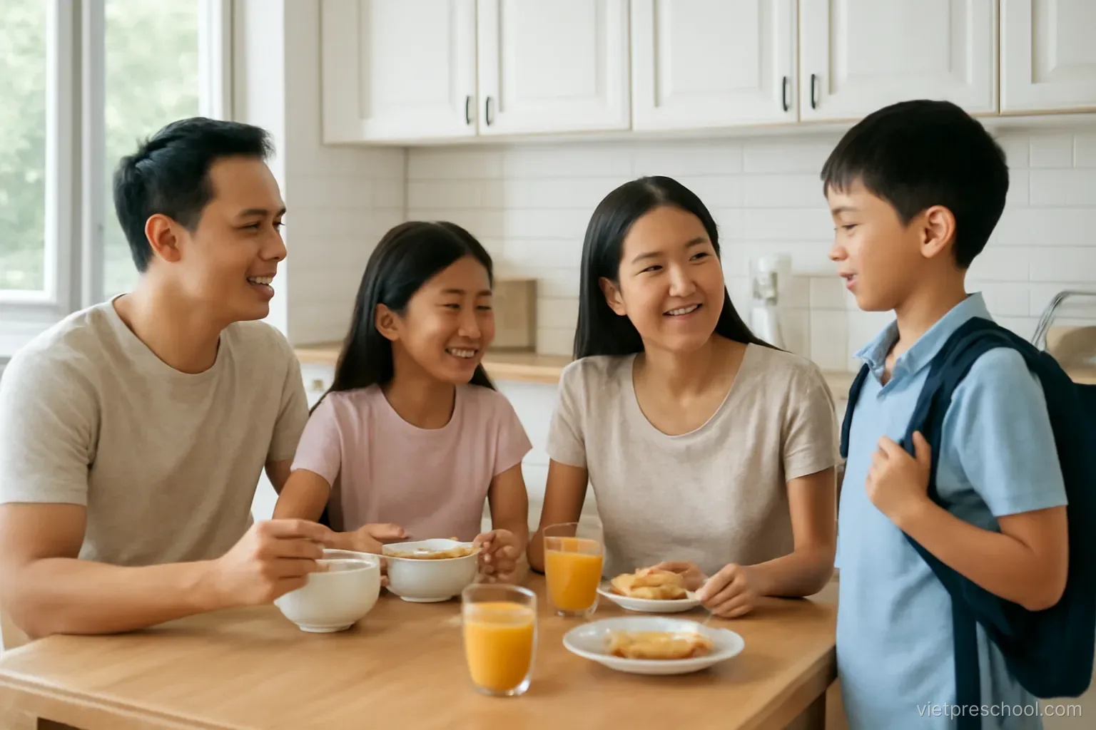 Introducing Vietnamese food to young children